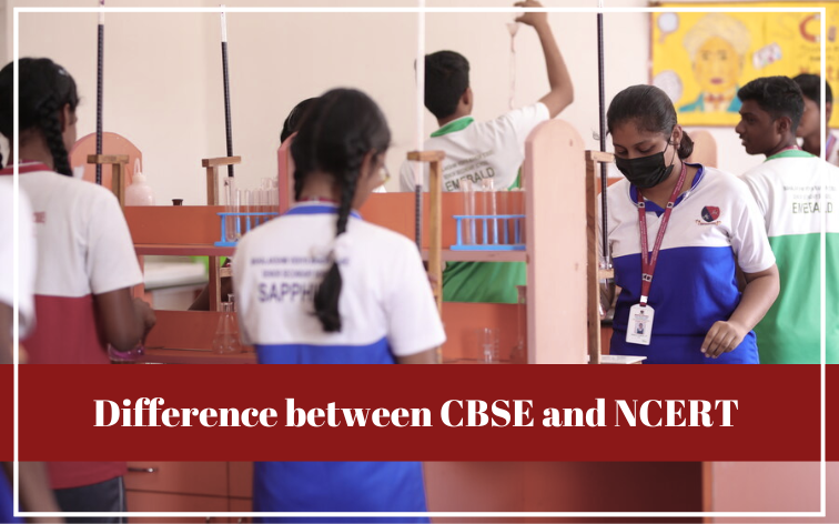 difference between cbse and ncert
