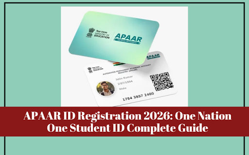 APAAR ID Registration 2026 - One Nation One Student ID - Complete Guide - MVM CBSE Trichy