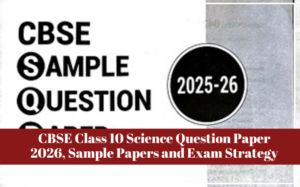 CBSE Class 10 Science Question Paper 2026